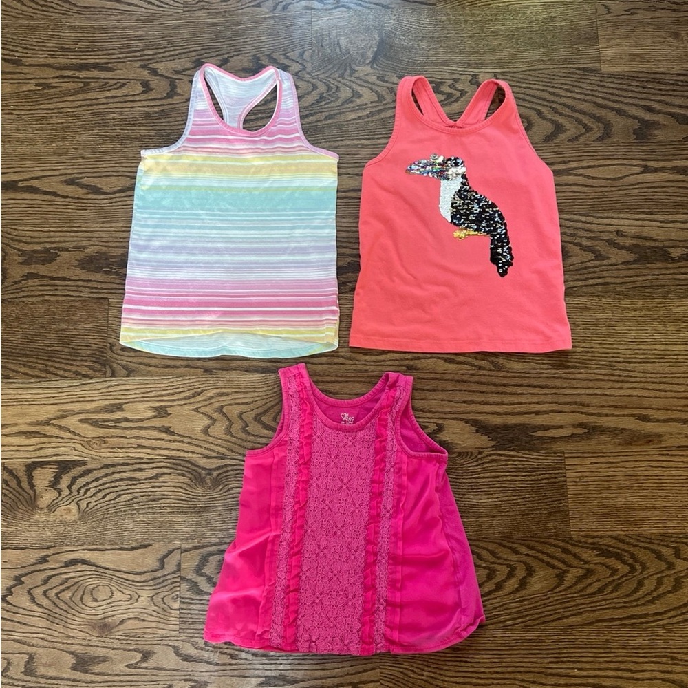 7/8 girls tank tops